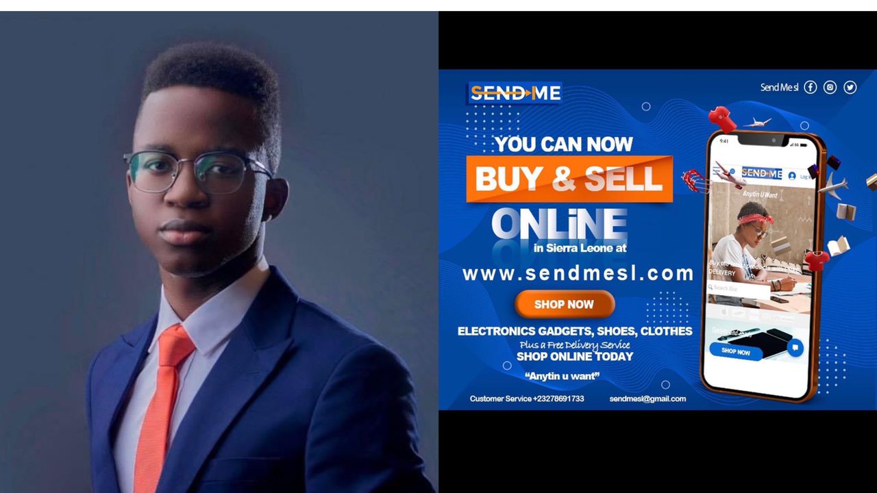 How 21 year old young Sierra Leonean built a reputable e commerce startup in Sierra Leone.