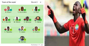 Goal keeper Mohamed Kamara
