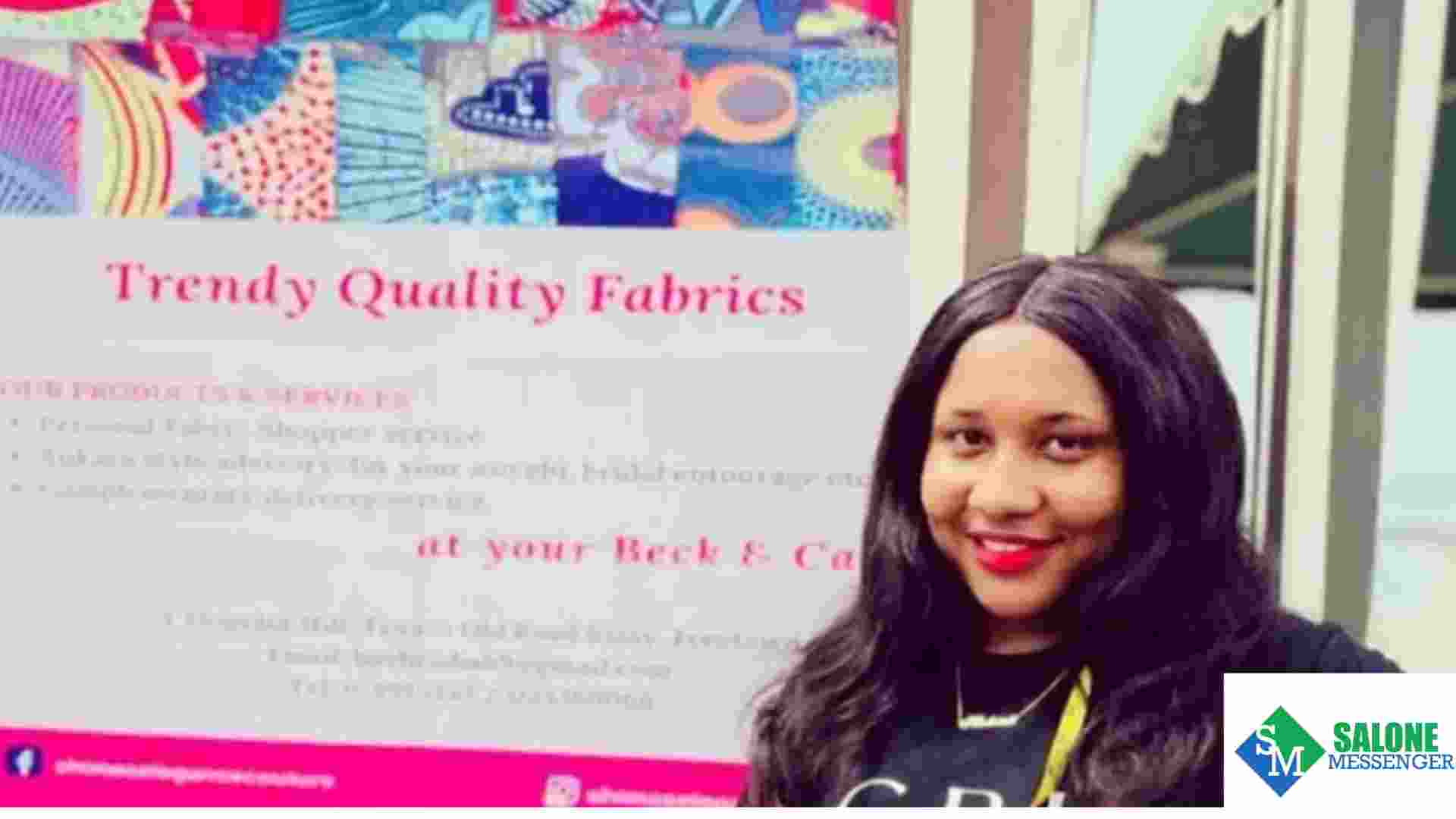 Sierra Leonean fabric shopper making shopping easy though online. Sierra Leonean fabric shopper making shopping easy though online.