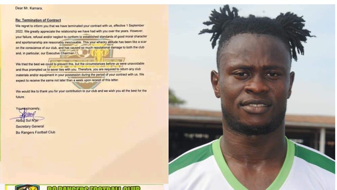 BREAKING NEWS Why Bo Rangers FC finally terminate Musa Tombos contract