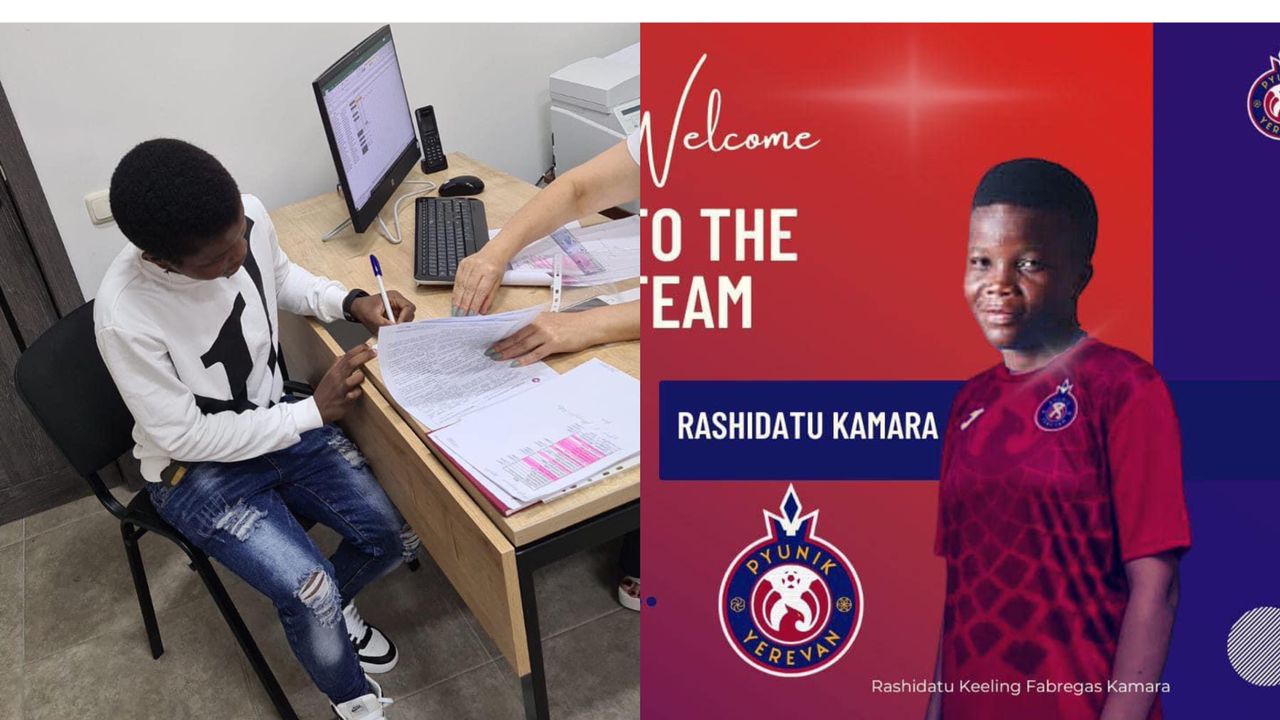 Armenia womens top flight club Pyunik Yerevan FC Signs Rashida Kamara 1