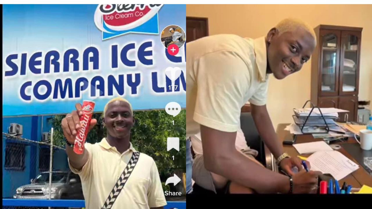 Sierra Ice Cream Company Limited Signs TikTok Ambassador Peter Komba As Brand Ambassador