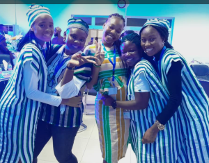 Kadiatu Fofanah in Ghana with other YALI participants