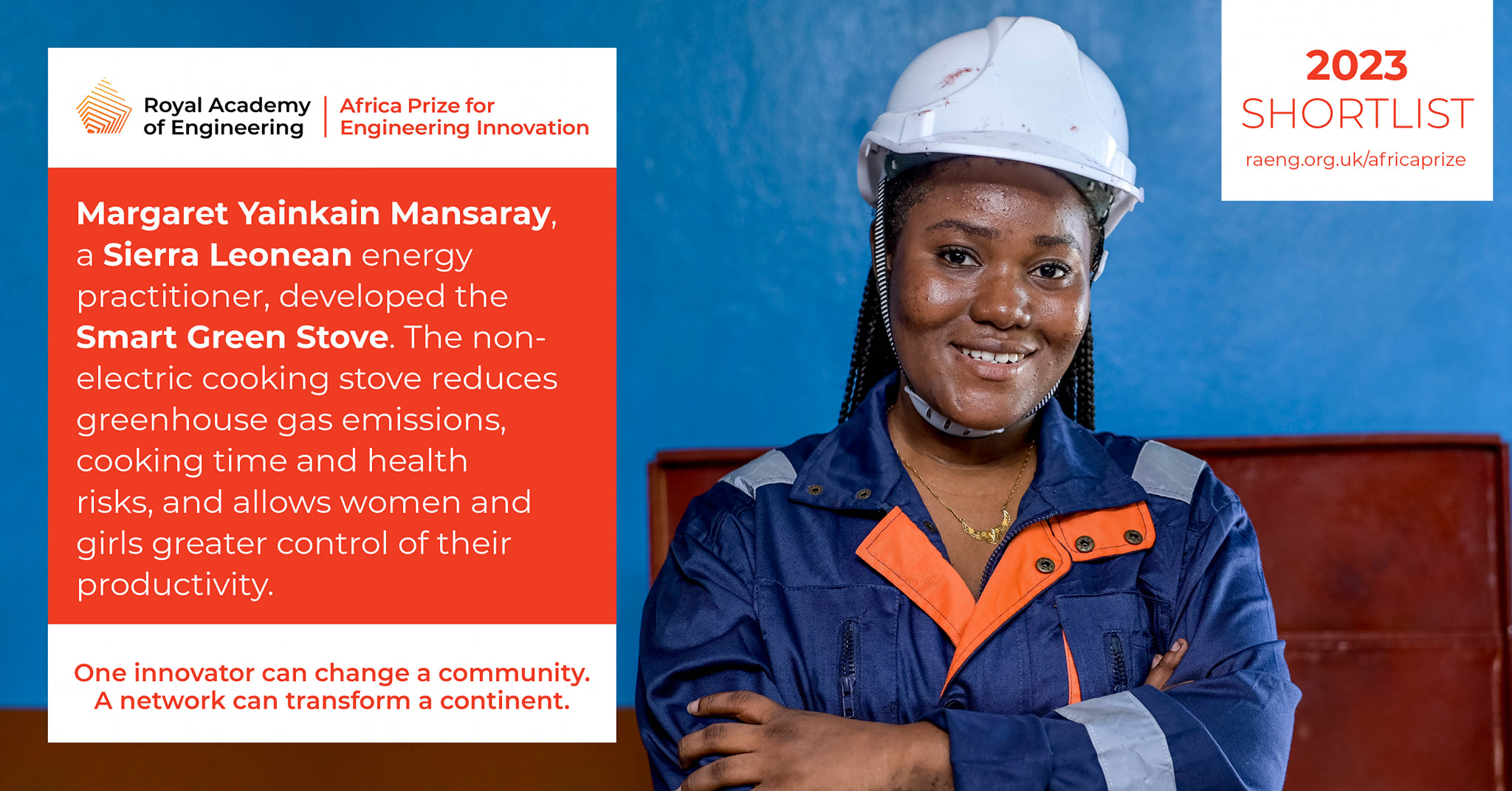 Sierra Leone's Margaret Yainkain Mansaray becomes the first Sierra Leonean to be shortlisted to compete for the 2023 Africa Prize for Engineering Innovation 