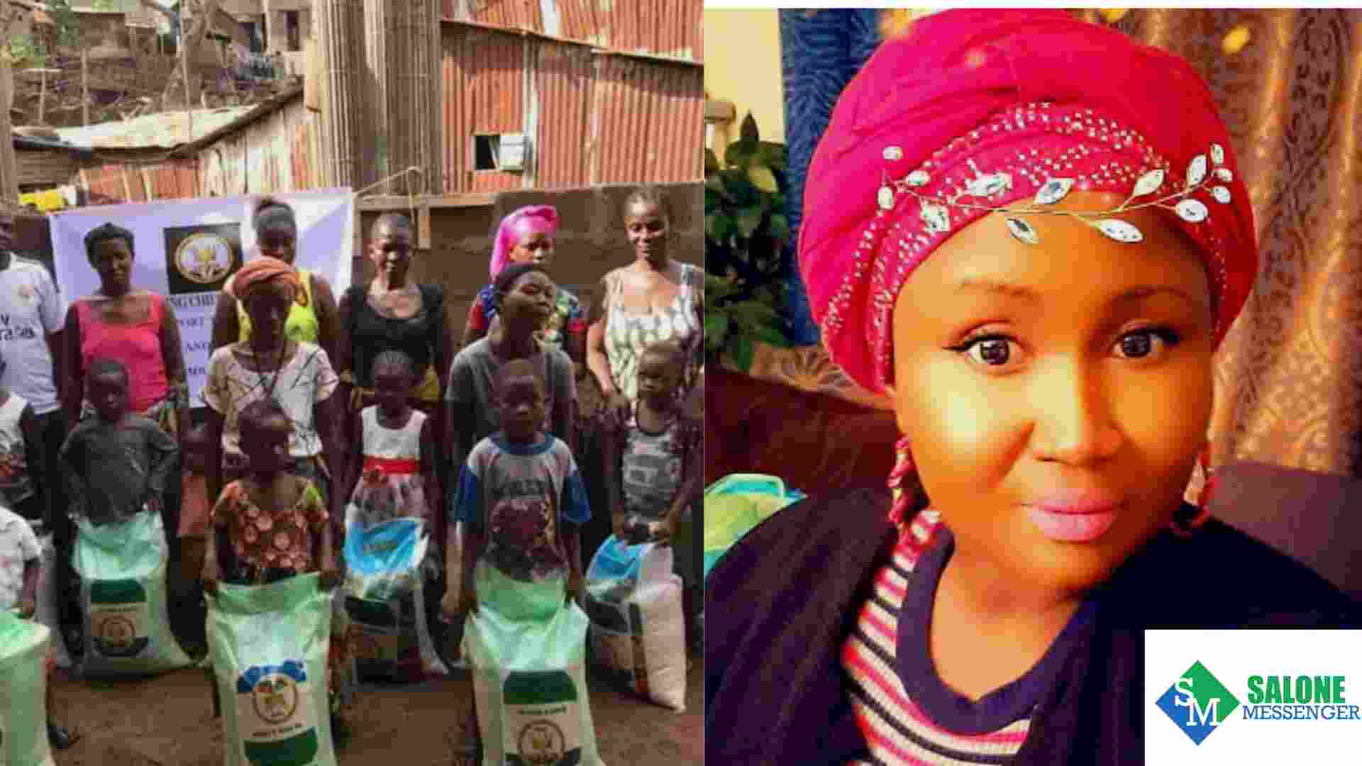 Touched by childhood experience, Mother of five children set up charity organization to support vulnerable children in Sierra Leone Touched by childhood experience, Mother of five children set up charity organization to support vulnerable children in Sierra Leone
