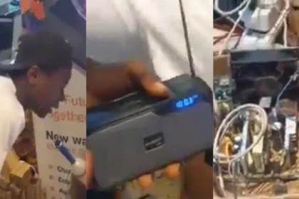 Watch Video as Two Young Sierra Leoneans Invent Self-Charged Radio