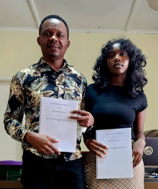 Cribs International CEO Sho Cole and MARTHA BOIMANYA FAHNBULLEH KOROMA