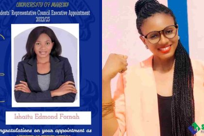 26-Year-Old Law Student appointed Minister of Gender, University of Makeni Students Representative Council