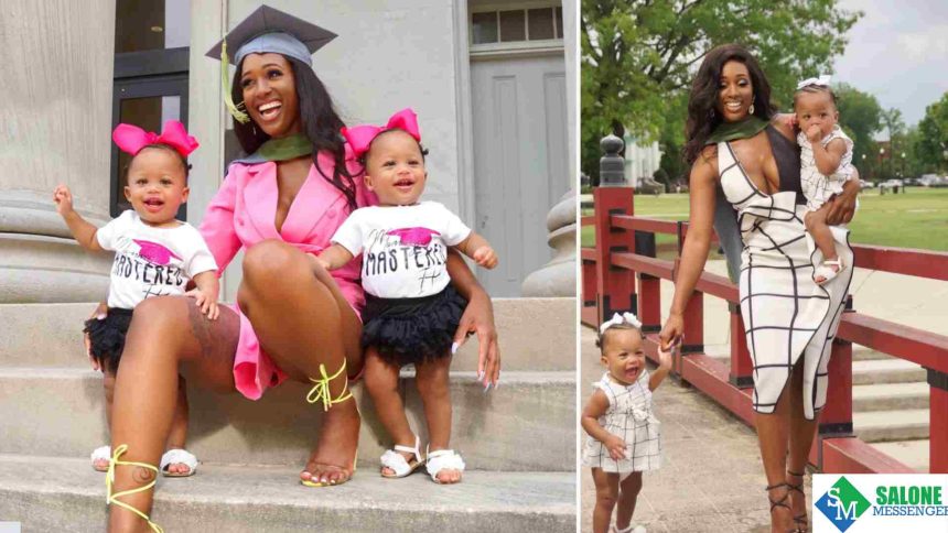 Brilliant Single Mother Bags Two Degrees From US University while Nursing Her Twins