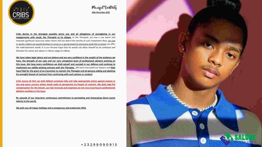Cribs Internation reacts to The Therapist Court Case