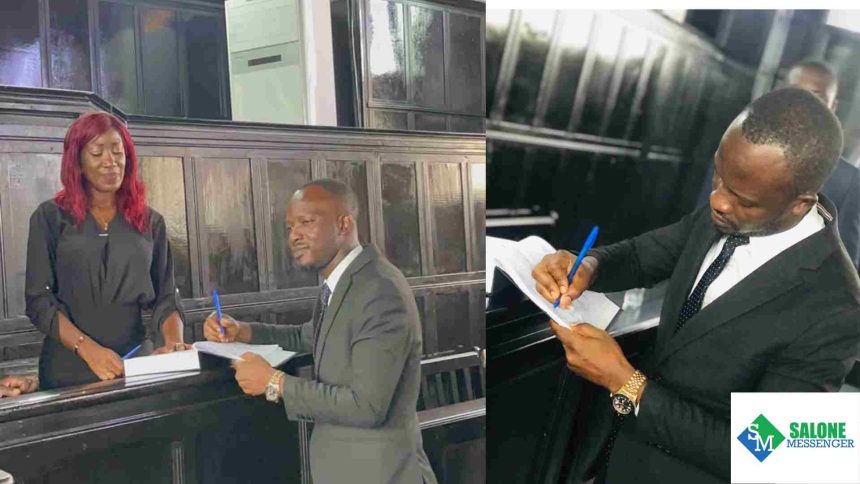 "Dad how I wished you and brother Kabba A.K were alive today ” Sierra Leonean Man who got enrolled in the Roll of Court of Legal Practitioners in Sierra Leone said.