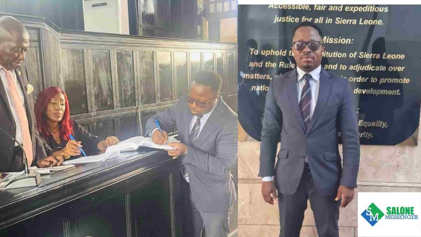 "I wish my dad is alive to witness the historic moments" Sierra Leonean man who got enrolled in the Roll of Court of Legal Practitioners in Sierra Leone said.