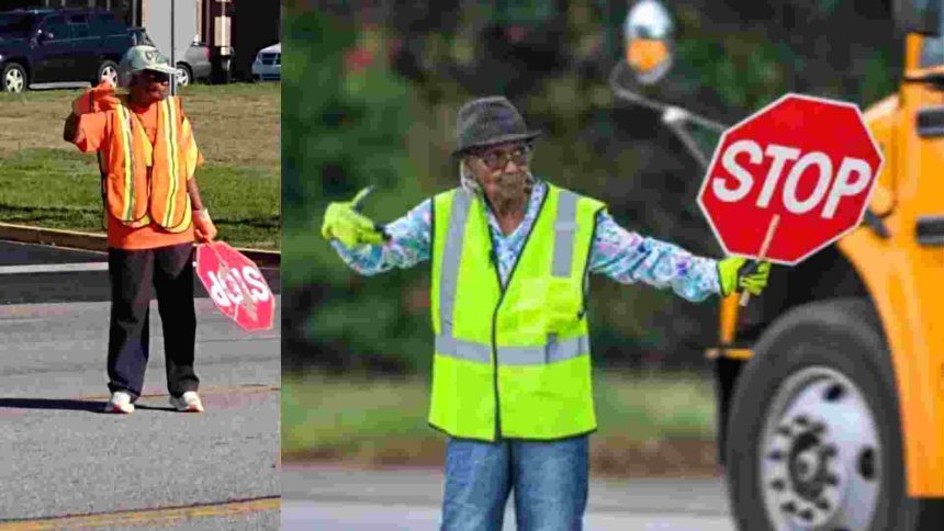 This 94-Year-Old Mother of 18 Has Been a Crossing Guard for 25 Years