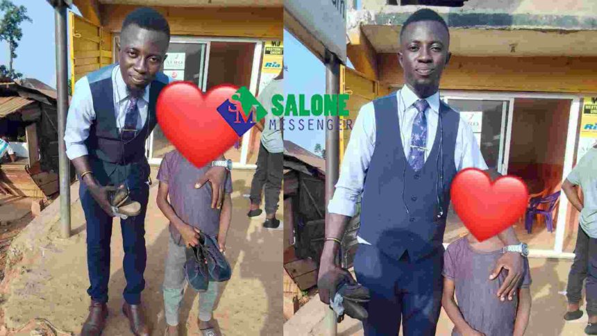 10-Year-Old Michael Who Uses Worn Out Shoes to go to School Finally Meet his Helper.