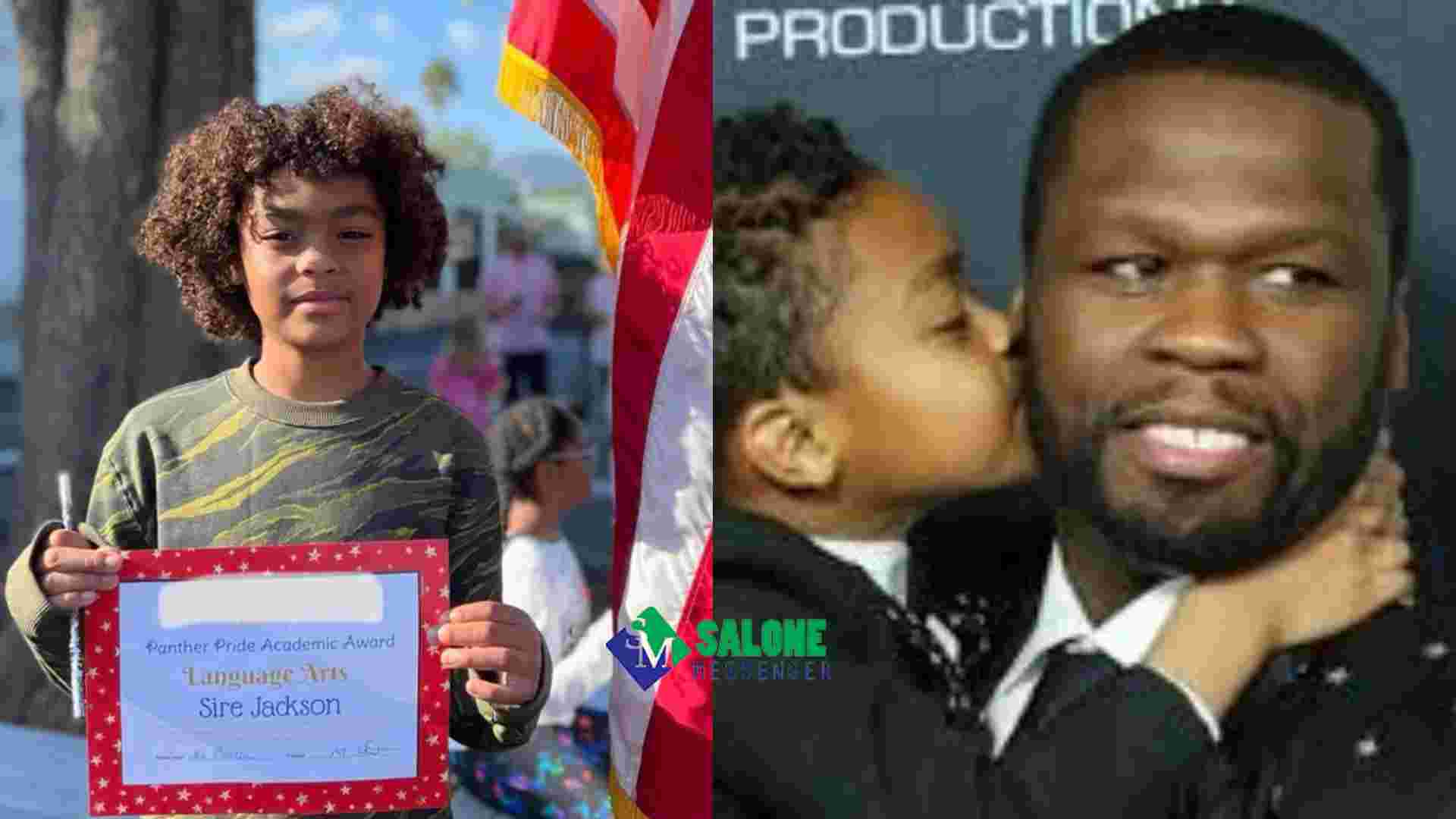 10-year-old son of 50 Cent wins best student award in US school, makes family proud 10-year-old son of 50 Cent wins best student award in US school, makes family proud