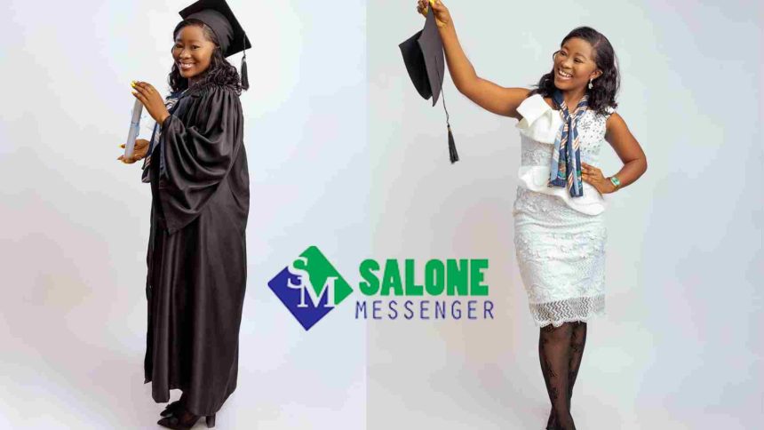 "I BELIEVED I COULD, SO I DID" Sierra Leonean Lady Becomes a Pharmacist, Releases Amazing Photo of Herself 