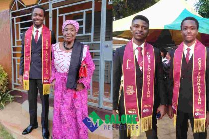 A Young Sierra Leonean Celebrates His Grandma for Her Undiluted Support During His Pursuit for Academic Excellence