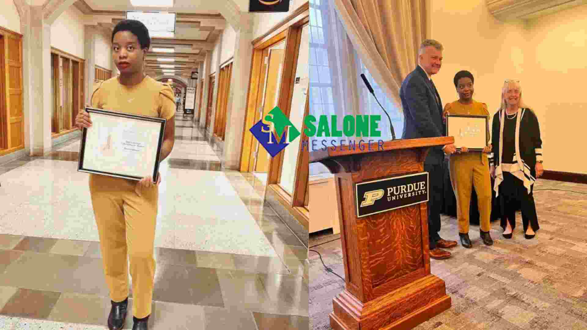 Brilliant Nigerian lady wins 5 awards in one year at US university Brilliant Nigerian lady wins 5 awards in one year at US university