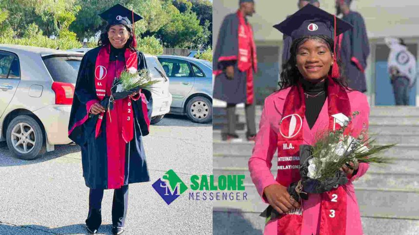 Dedication and Hard Work Pays Off: Mariama Sesay Achieves Masters Degree Took to Social Media to Celebrate