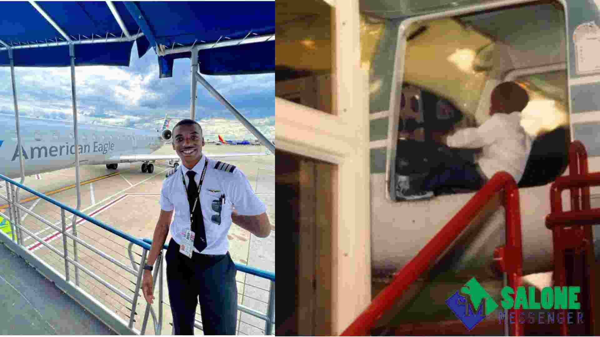 Determined Young man achieves his childhood dream of becoming a pilot after 11 years, celebrates achievement Determined Young man achieves his childhood dream of becoming a pilot after 11 years, celebrates achievement