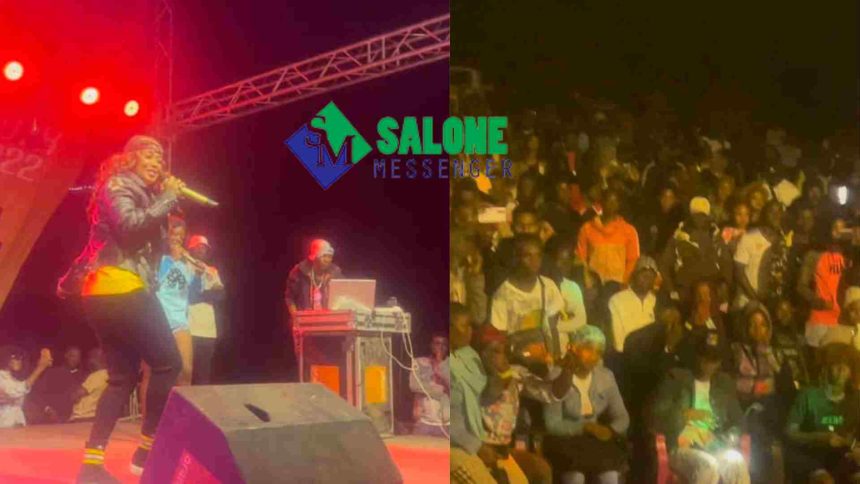 In Pictures: Star Reacts after a shutdown show in Kabala