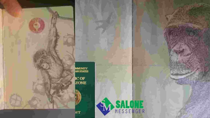 New passport Design with Chimp spikes mixed reactions