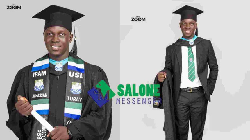 Sierra Leonean Alhassan Turay Celebrates Success After 4 Years of Hard Work and Perseverance