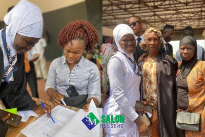 Young Lady whose mother sells pancake and fry fish has finally gain admission to the university. Congratulations