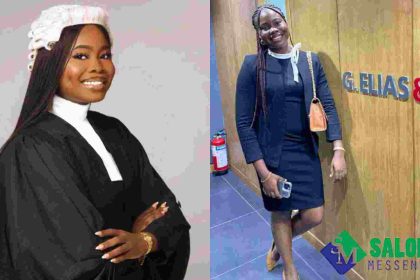 Young Nigerian Lady Celebrating Her Call to the Nigerian Bar