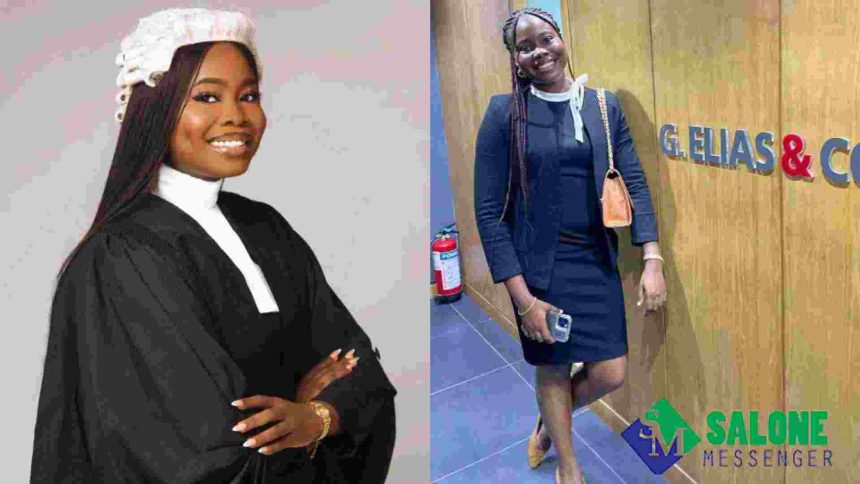 Young Nigerian Lady Celebrating Her Call to the Nigerian Bar