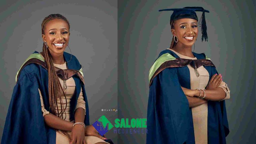 Young Nigerian Lady Chisom Okoye bags Bachelor’s degree in English with first-class, wins best graduating student award