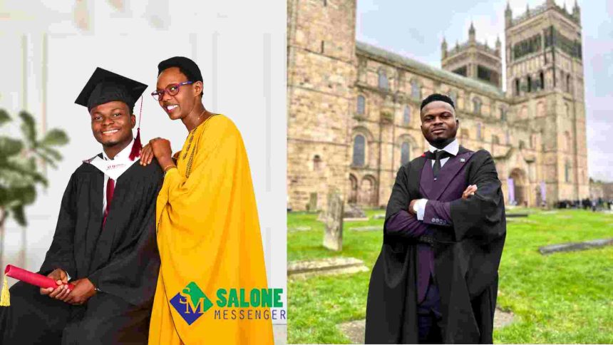 20-year-old African man generates electricity from the footsteps of people walking, wins global award of excellence