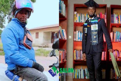 "Okada Rider To a Degree Holder" Determined Man celebrates as he bags University Degree, Makes his family proud