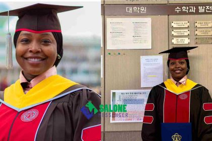Brilliant Nigerian lady Graduates with Master degree, Celebrates her success