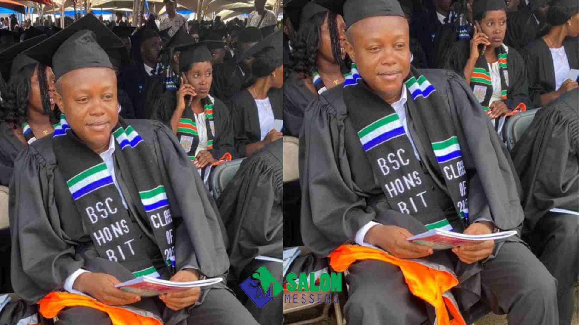 Determined Man Graduates As Top of His University faculty after leaving School two decades ago Determined Man Graduates As Top of His University faculty after leaving School two decades ago