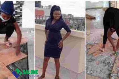Resilient Lady Who Could Not Afford Money for College, Learns How to Install Tiles, Now Employs 22 Young People