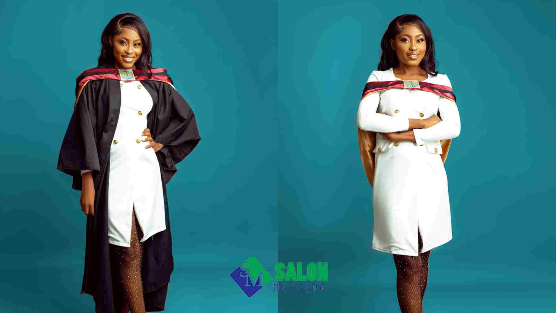 Young Lady Celebrates as she bags First Degree, makes family and friends proud Young Lady Celebrates as she bags First Degree, makes family and friends proud