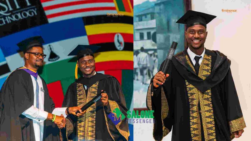 Young man who walks 15 miles to his university finally graduated with degree from University