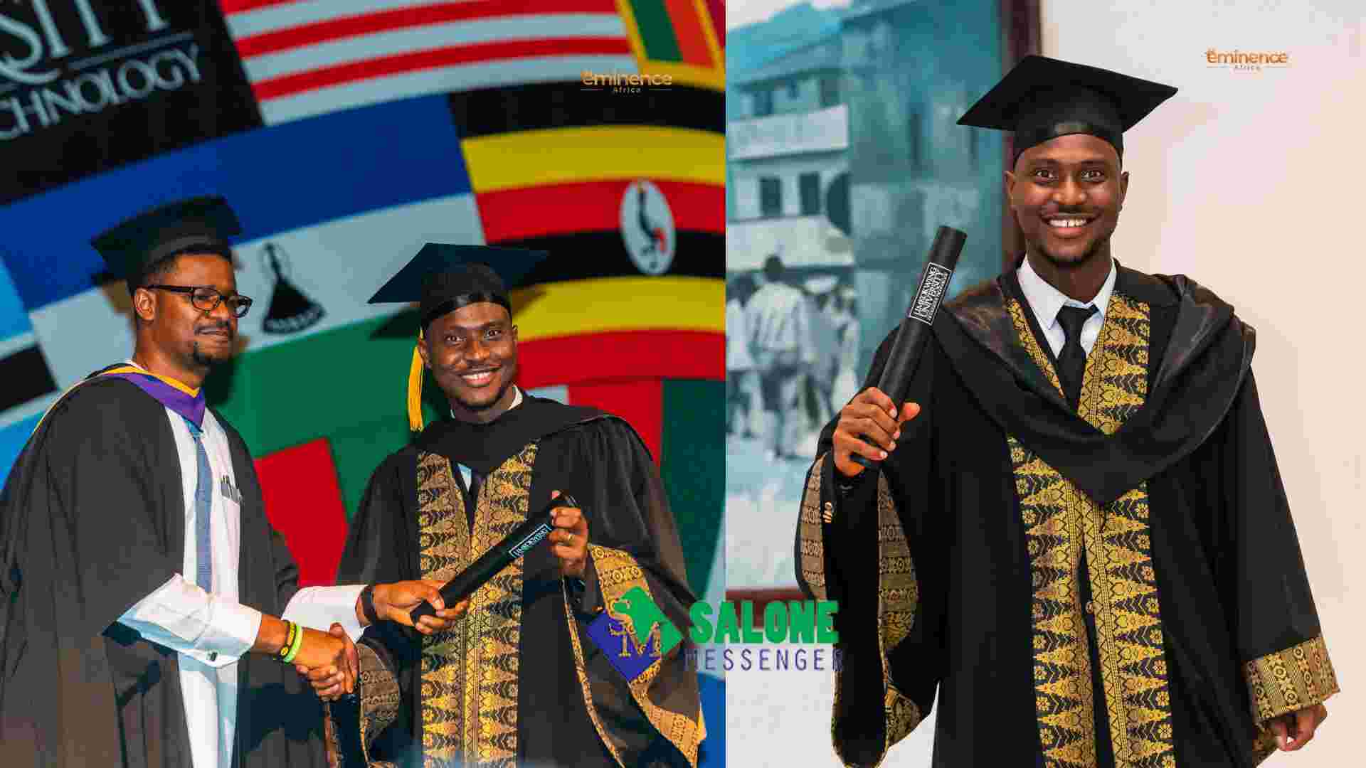 Young man who walks 15 miles to his university finally graduated with degree from University Young man who walks 15 miles to his university finally graduated with degree from University