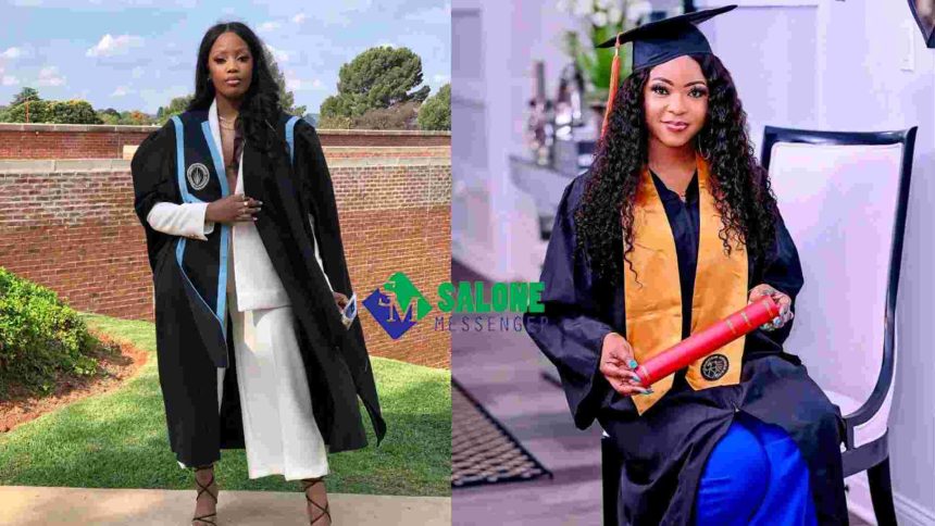 20-year-old Lady graduates with Bachelor’s degree and Masters on the same day, celebrates achievement