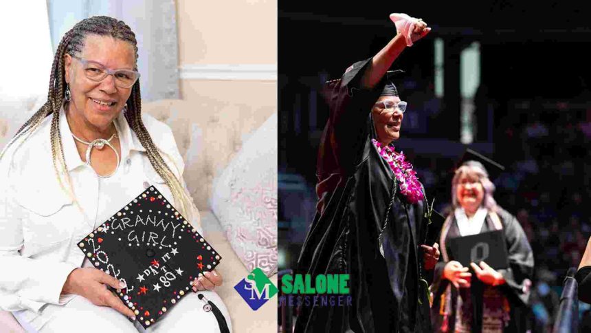80-year-old woman bags degree from US university after dropping out of school since 1960