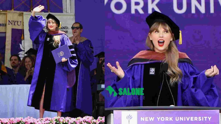 American music icon, Taylor Swift bags PhD award from New York University