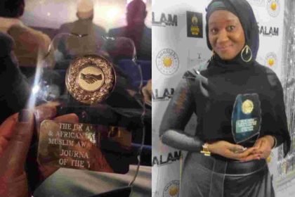 Award-Journalist Adama Juldeh Munu honored at UK Black Muslim Awards 2023 for her contributions to society