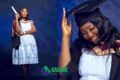 Beautiful Sierra Leonean Makeup Artist Celebrates After Bagging College Degree