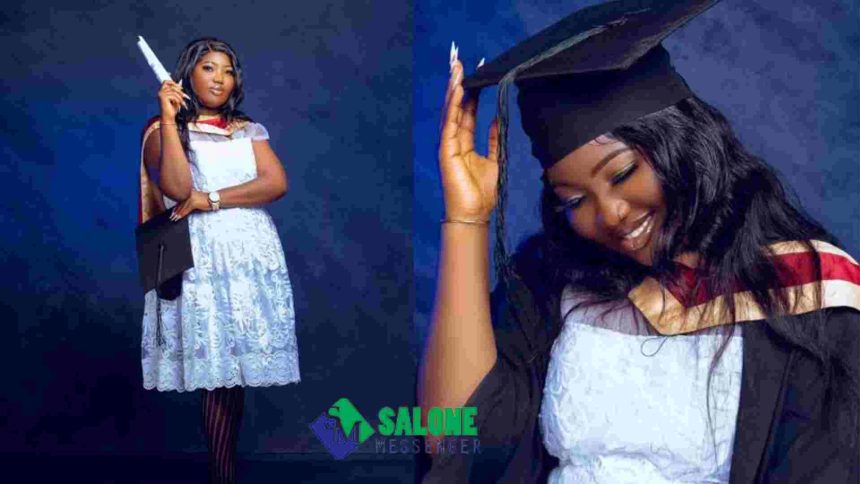 Beautiful Sierra Leonean Makeup Artist Celebrates After Bagging College Degree