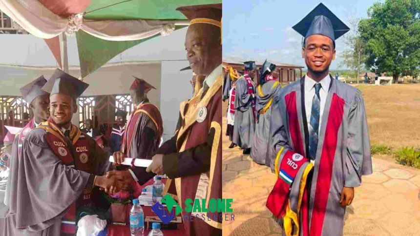 Brilliant African Celebrates as he bags degree from Central University