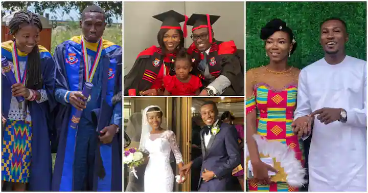 Brilliant Couple Who Were Classmates From University Get Married, Give Birth And Finish Masters Together