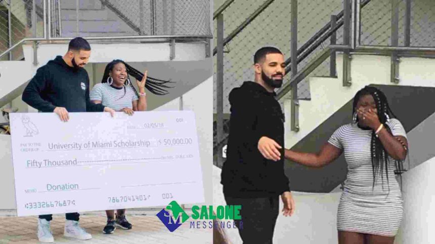 Exceptional Young Lady wins $50k scholarship award from Drake, bags Masters degree at US university