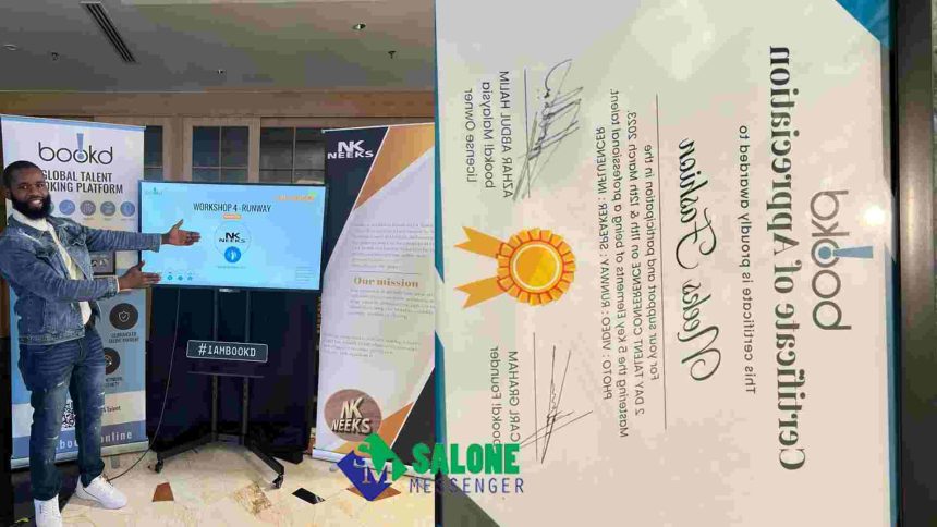 Neeks Fashion Brand Receives Certificate for Their Participation Talent Conference Event