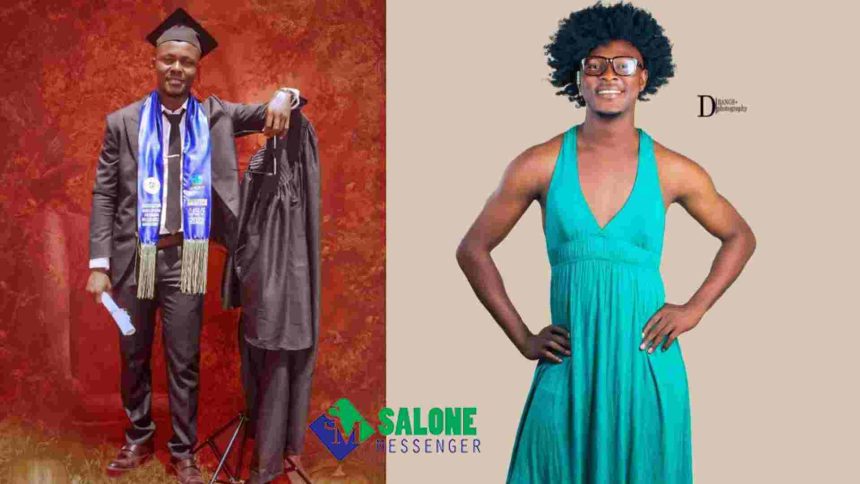 Popular Sierra Leonean Comedian Celebrates as he Bags Higher Diploma in HRM Makes Family Proud